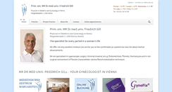 Desktop Screenshot of frauenarzt-drgill.at
